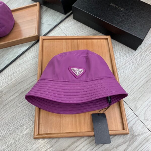 Prada Re-Nylon Bucket Hat Purple Prada Hat
