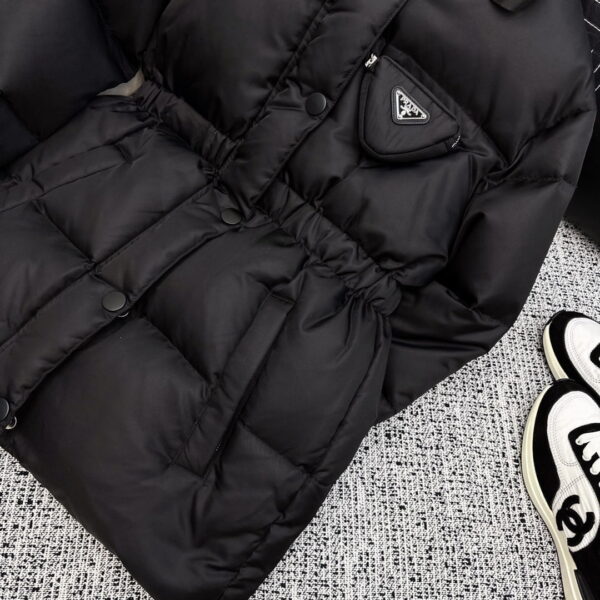 Prada Re-Nylon Down Jacket Black For Women