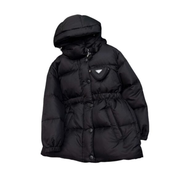 Prada Re-Nylon Down Jacket Black For Women