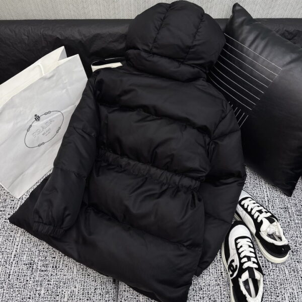 Prada Re-Nylon Down Jacket Black For Women