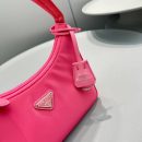 Prada Re-Nylon Re-Edition 2000 Mini-Bag Dark Pink For Women, Women's Bags 8.6in/22cm