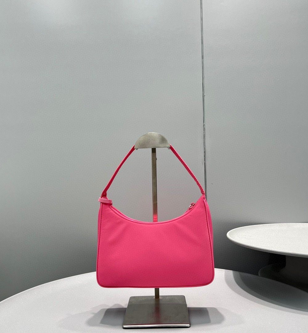 Prada Re-Nylon Re-Edition 2000 Mini-Bag Dark Pink For Women, Women's Bags 8.6in/22cm