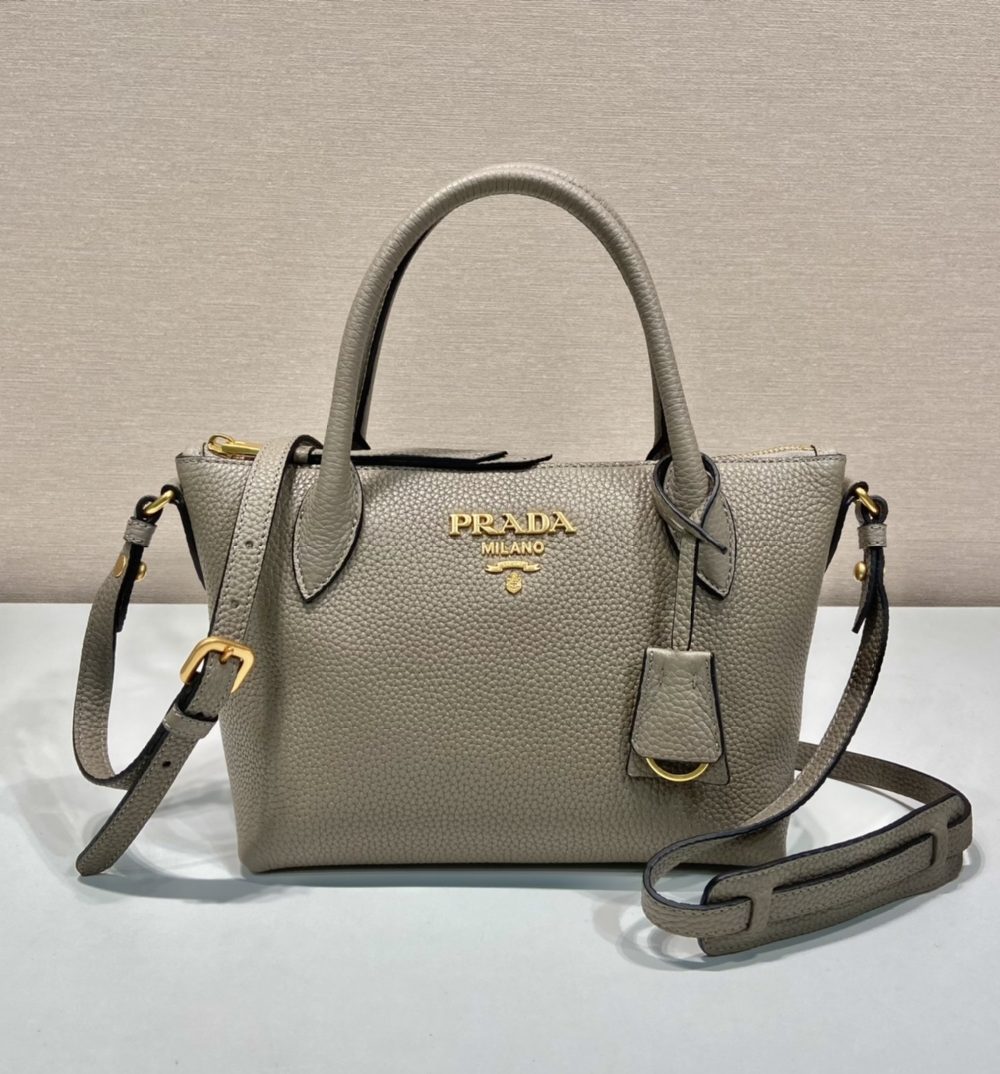 Prada Saffiano Mini Bag Beige For Women, Women's Bags 9.4in/24cm