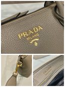 Prada Saffiano Mini Bag Beige For Women, Women's Bags 9.4in/24cm