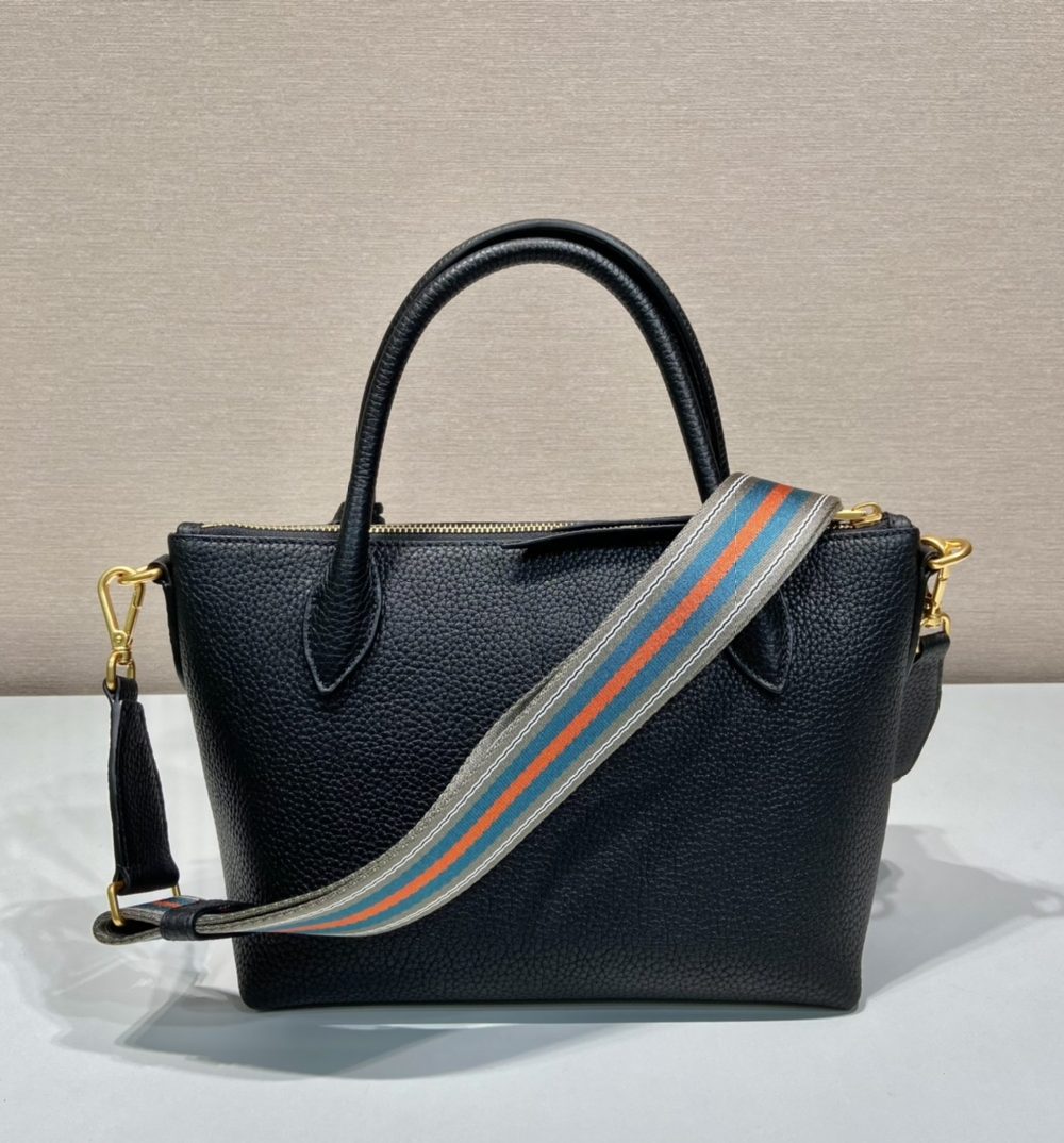 Prada Saffiano Mini Bag Black For Women, Women's Bags 9.4in/24cm