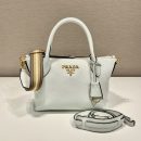Prada Saffiano Mini Bag White For Women, Women's Bags 9.4in/24cm