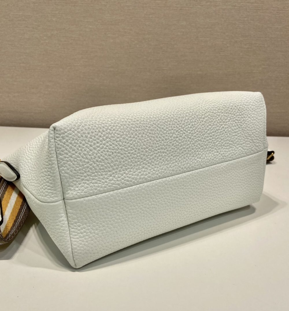 Prada Saffiano Mini Bag White For Women, Women's Bags 9.4in/24cm