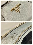 Prada Saffiano Mini Bag White For Women, Women's Bags 9.4in/24cm