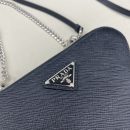 Prada Saffiano Mini Pouch Black For Women, Women's Bags 5.9in/15cm 1NR015_053_F0002