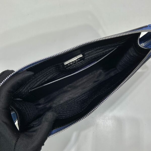 Prada Saffiano Pouch Black For Women, Women's Bags 9.8in/25cm 2VF039_2FAD_F0002_V_OOO