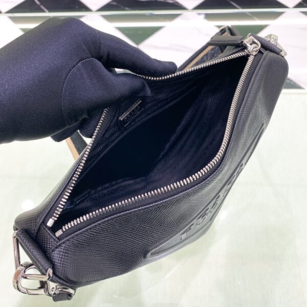 Prada Saffiano Triangle Bag Black  For Women, Women's Bags 11in/28cm 2VH155_2FAD_F0002_V_OOO