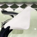 Prada Saffiano Triangle Bag White For Women, Women's Bags 11in/28cm 2VH155_2FAD_F0009_V_OOO