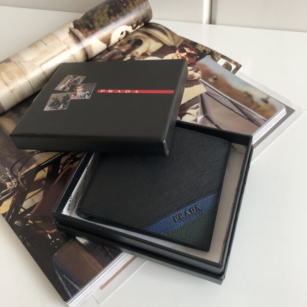 Prada Saffiano Wallet Black For Women, Women's Wallets 4.5in/11cm