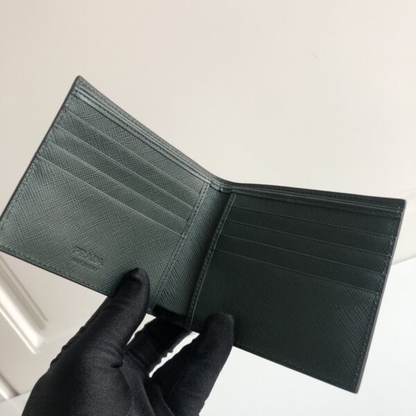 Prada Saffiano Wallet Black For Women, Women's Wallets 4.5in/11cm