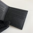 1:1 Replica Prada Saffiano Wallet Black For Women, Women's Wallets 4.5in/11cm