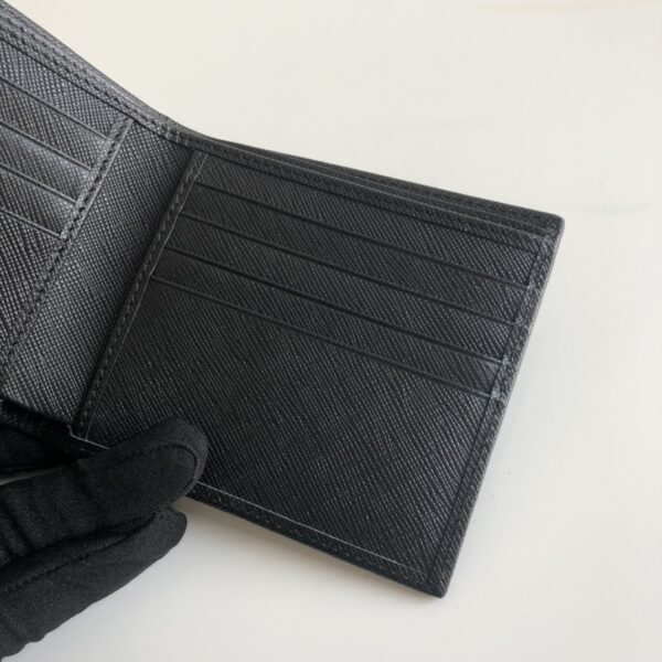 Prada Saffiano Wallet Black For Women, Women's Wallets 4.5in/11cm