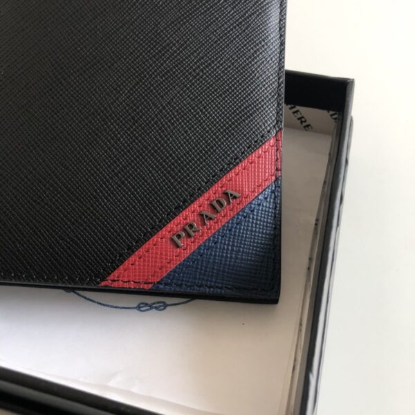 Prada Saffiano Wallet Black For Women, Women's Wallets 4.5in/11cm