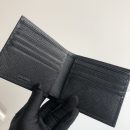 1:1 Replica Prada Saffiano Wallet Black For Women, Women's Wallets 4.5in/11cm
