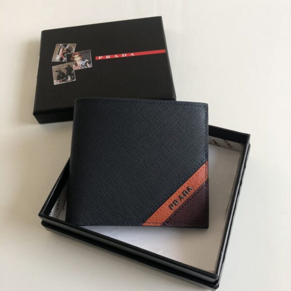 Prada Saffiano Wallet Black For Women, Women's Wallets 4.5in/11cm