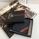 1:1 Replica Prada Saffiano Wallet Black For Women, Women's Wallets 4.5in/11cm