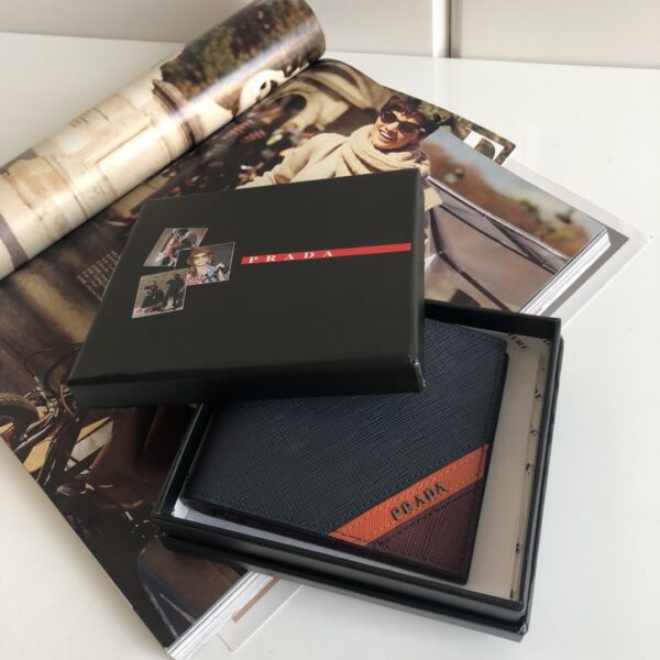 Prada Saffiano Wallet Black For Women, Women's Wallets 4.5in/11cm