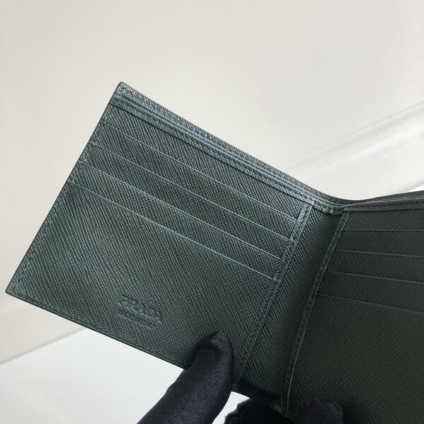 Prada Saffiano Wallet Black For Women, Women's Wallets 4.5in/11cm
