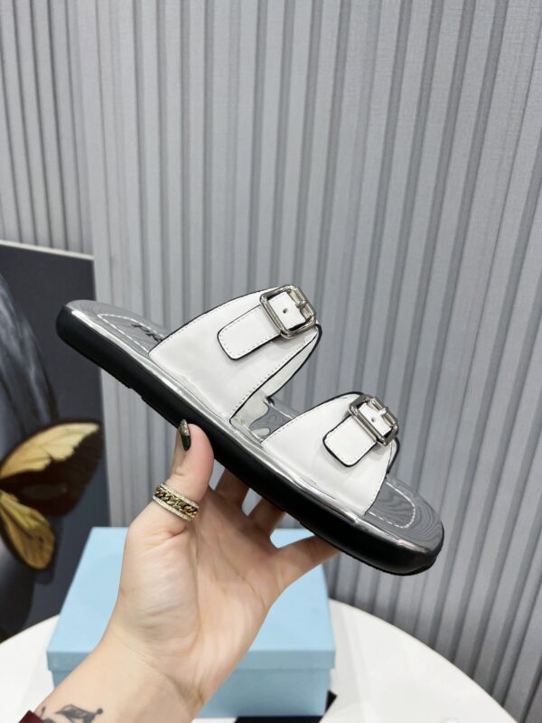 Prada Sandals White For Women 0.8in/20mm PRD 1XX628_248_F097W_F_020