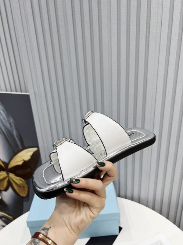 Prada Sandals White For Women 0.8in/20mm PRD 1XX628_248_F097W_F_020
