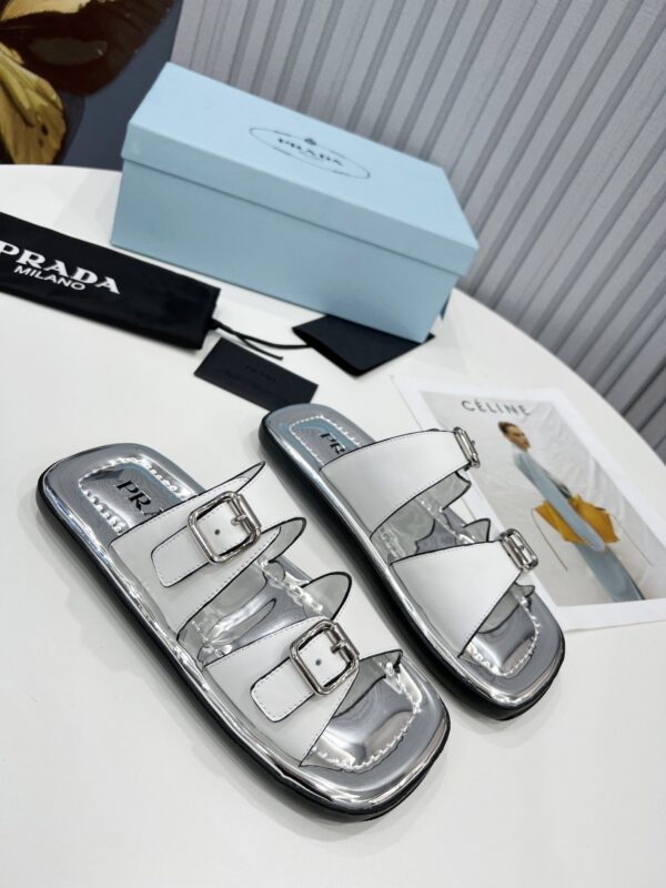 Prada Sandals White For Women 0.8in/20mm PRD 1XX628_248_F097W_F_020