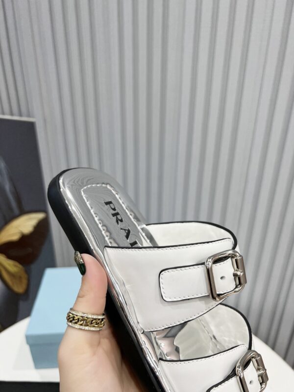 Prada Sandals White For Women 0.8in/20mm PRD 1XX628_248_F097W_F_020