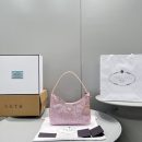 Prada Satin Mini-Bag With Crystals Silver For Women, Women's Bags 8.6in/22cm