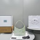 Prada Satin Mini-Bag With Crystals Silver/Gold For Women, Women's Bags 8.6in/22cm