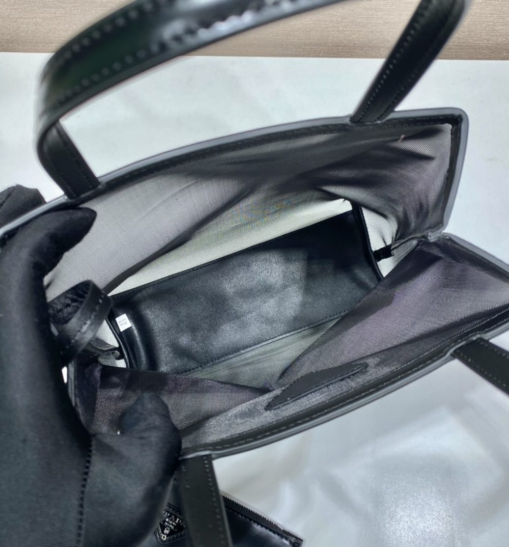 Prada Sequined Mesh Tote Bag Black For Women, Women's Bags 14.1in/36cm