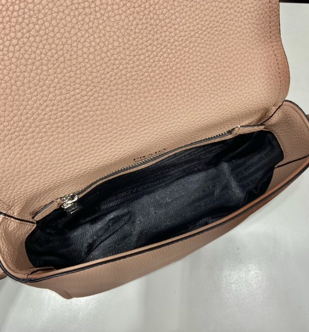 Prada Shoulder Bag Beige For Women, Women's Bags 9in/23cm 1BD314_2DKV_F02YP_V_3OO