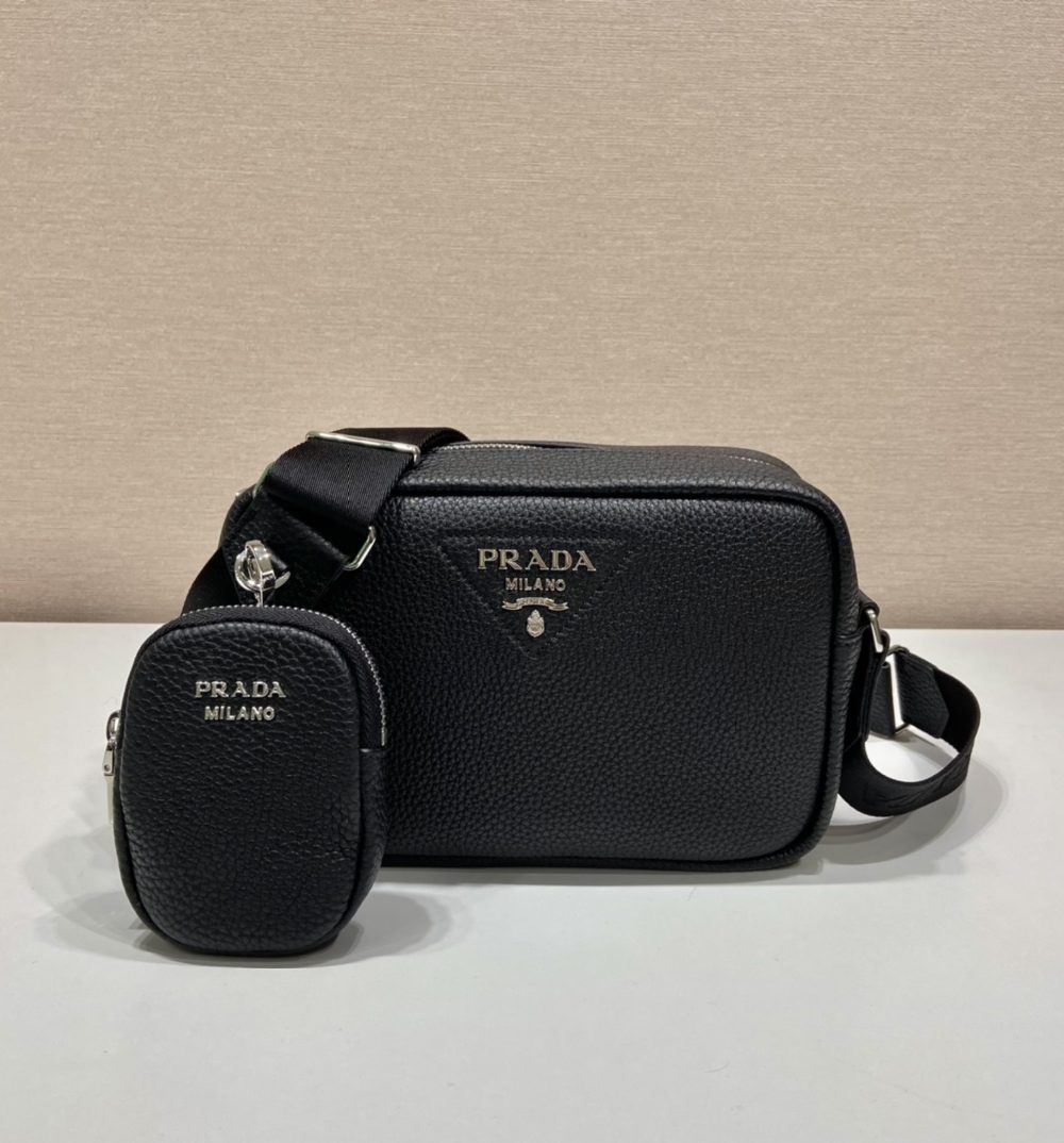 Prada Shoulder Bag Black For Women, Women's Bags 8.6in/22cm 1BH182_2DKV_F0002_V_N9O