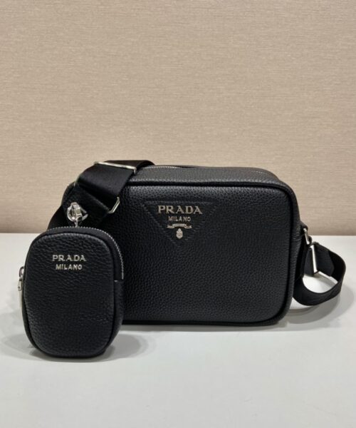 Prada Shoulder Bag Black For Women, Women's Bags 8.6in/22cm 1BH182_2DKV_F0002_V_N9O