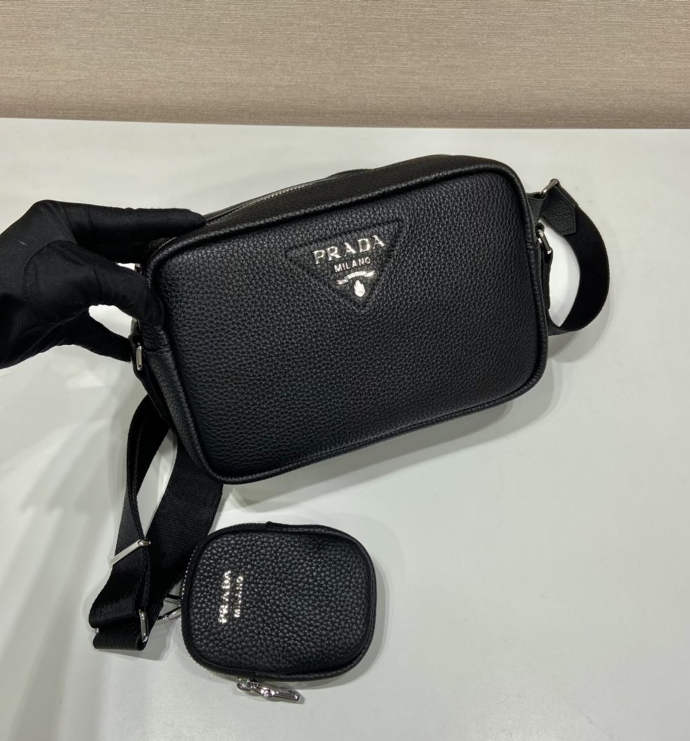 Prada Shoulder Bag Black For Women, Women's Bags 8.6in/22cm 1BH182_2DKV_F0002_V_N9O
