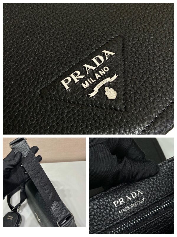 Prada Shoulder Bag Black For Women, Women's Bags 9.4in/24cm 1BD293_2DKV_F0002_V_N9O
