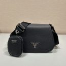 Prada Shoulder Bag Black For Women, Women's Bags 9.4in/24cm 1BD293_2DKV_F0002_V_N9O