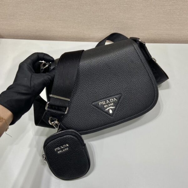Prada Shoulder Bag Black For Women, Women's Bags 9.4in/24cm 1BD293_2DKV_F0002_V_N9O