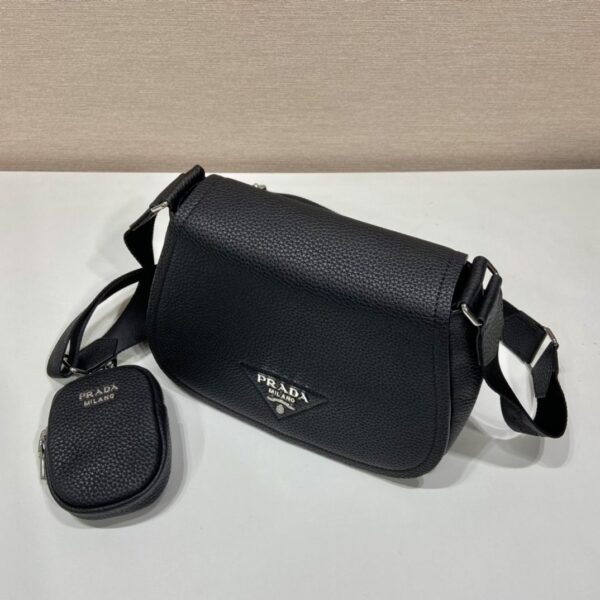 Prada Shoulder Bag Black For Women, Women's Bags 9.4in/24cm 1BD293_2DKV_F0002_V_N9O