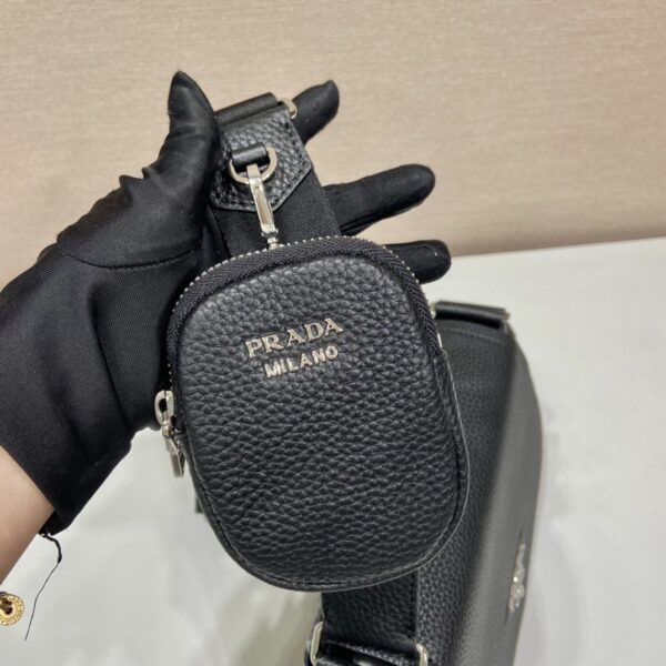Prada Shoulder Bag Black For Women, Women's Bags 9.4in/24cm 1BD293_2DKV_F0002_V_N9O