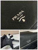 Prada Shoulder Bag Black For Women, Women's Bags 9in/23cm 1BD314_2DKV_F0002_V_3OO