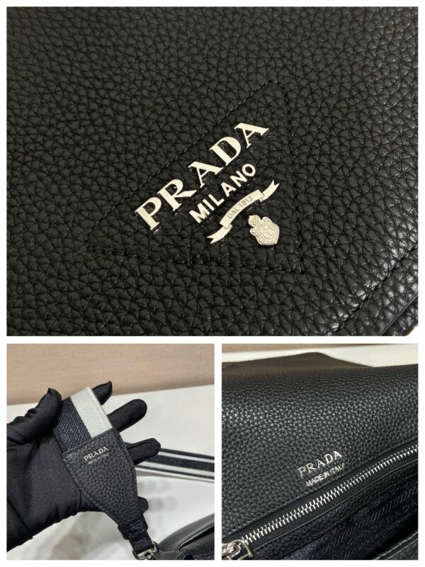 Prada Shoulder Bag Black For Women, Women's Bags 9in/23cm 1BD314_2DKV_F0002_V_3OO
