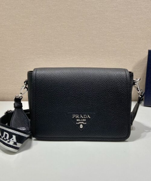 Prada Shoulder Bag Black For Women, Women's Bags 9in/23cm 1BD314_2DKV_F0002_V_3OO