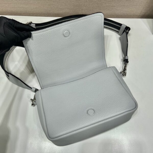 Prada Shoulder Bag Grey For Women, Women's Bags 9in/23cm 1BD314_2DKV_F010I_V_3OO