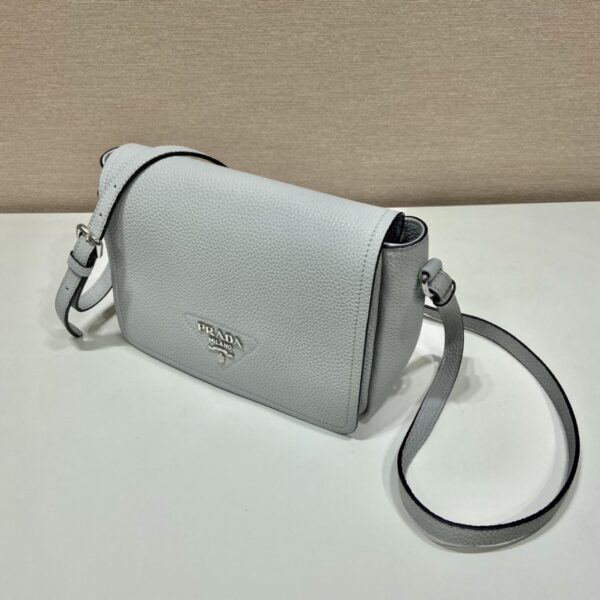 Prada Shoulder Bag Grey For Women, Women's Bags 9in/23cm 1BD314_2DKV_F010I_V_3OO