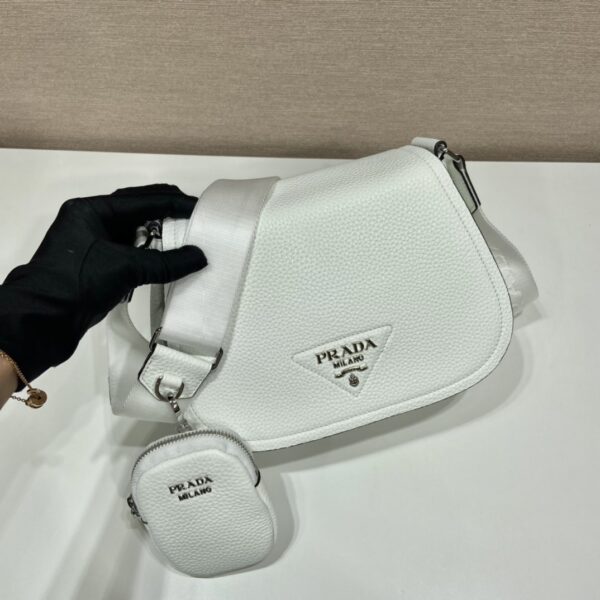 Prada Shoulder Bag White For Women, Women's Bags 8.6in/22cm