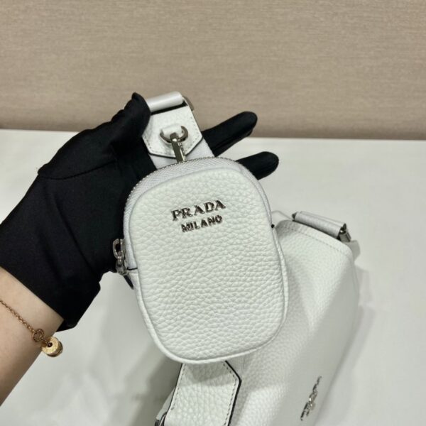 Prada Shoulder Bag White For Women, Women's Bags 8.6in/22cm