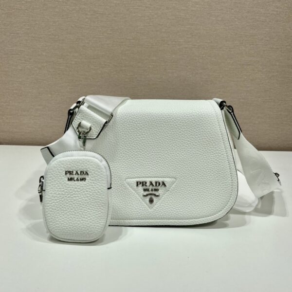 Prada Shoulder Bag White For Women, Women's Bags 8.6in/22cm